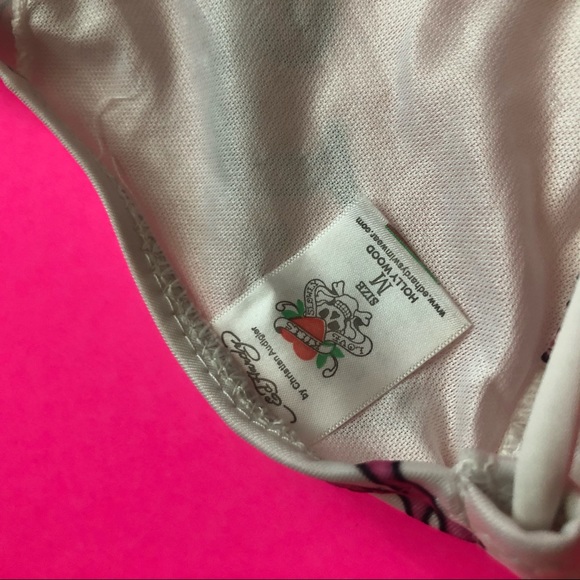 *SOLD ON DEPOP* Ed Hardy Triangle Bikini Top - Picture 3 of 4